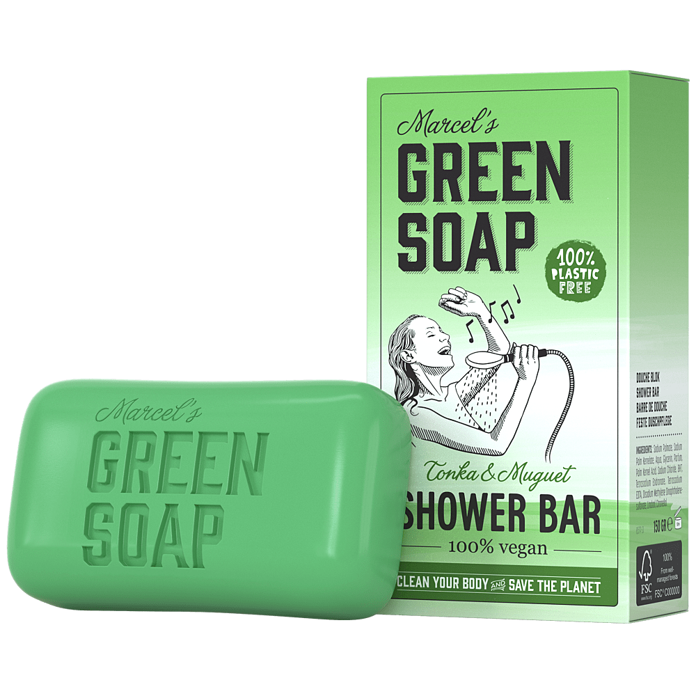 M.Green soap Shower bar tonka & muguet 150g